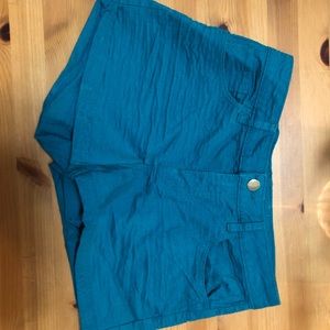 Teal shorts